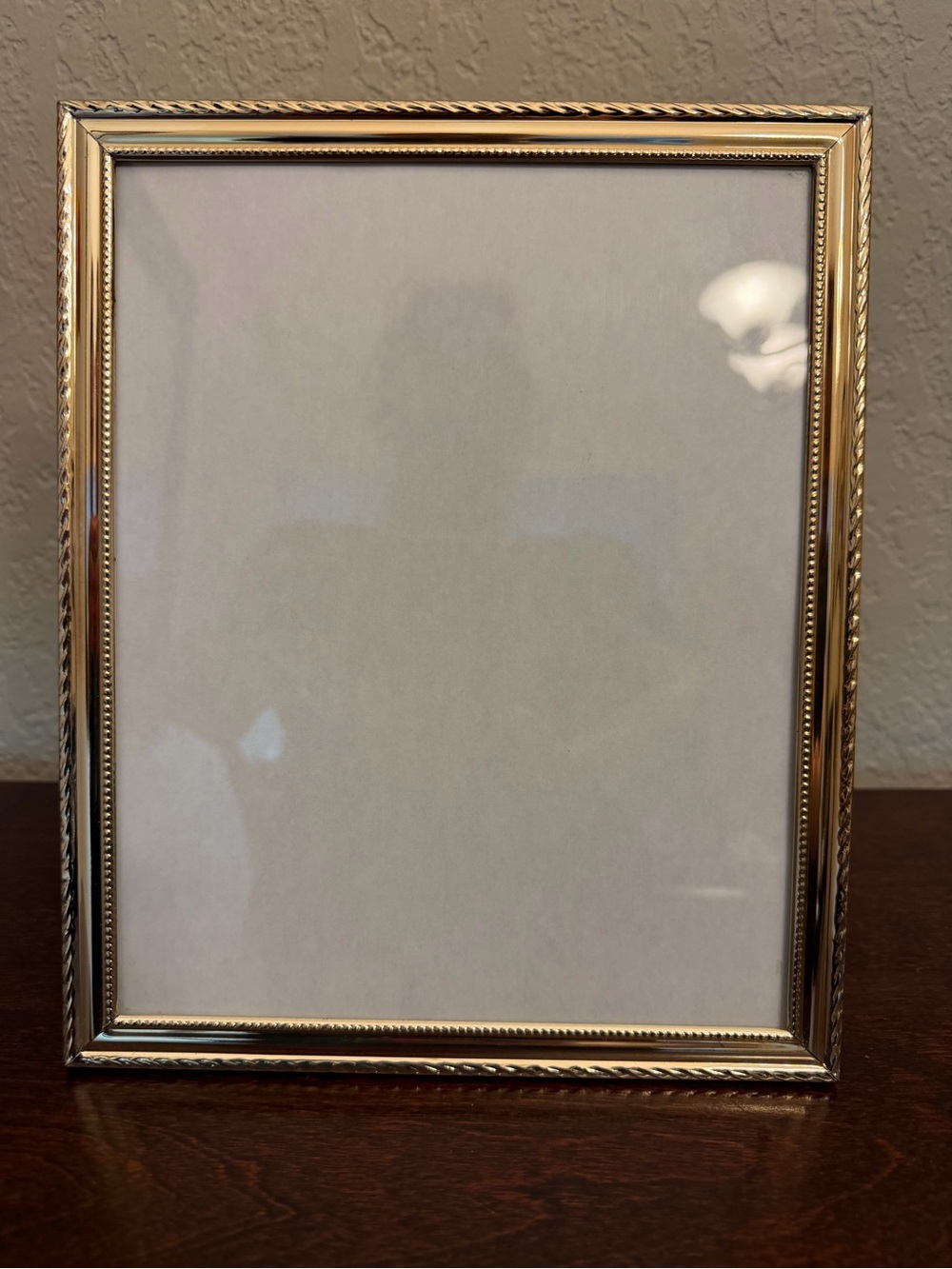Vintage Sicura Silver Tone Metal Picture Frame Ornate Fits 8”x10” Photo